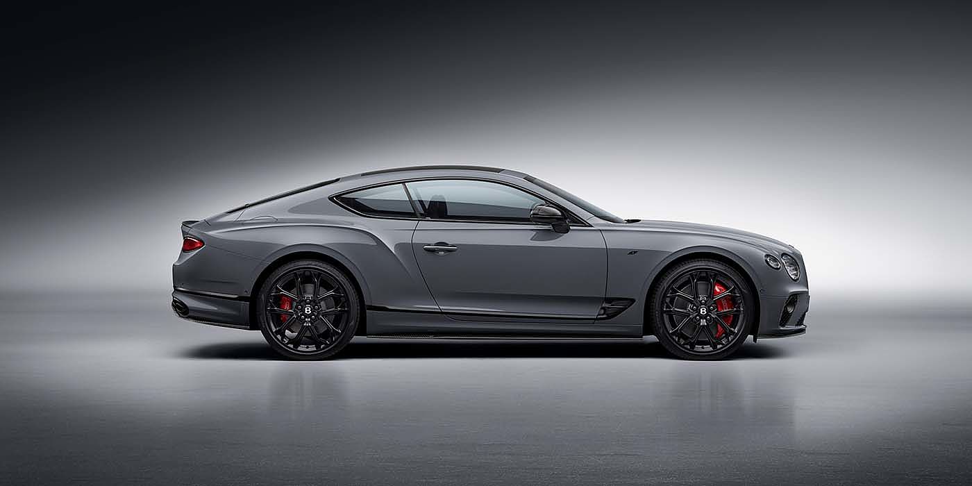 Jack Barclay Bentley Continental GT S coupe in Cambrian Grey paint profile static studio