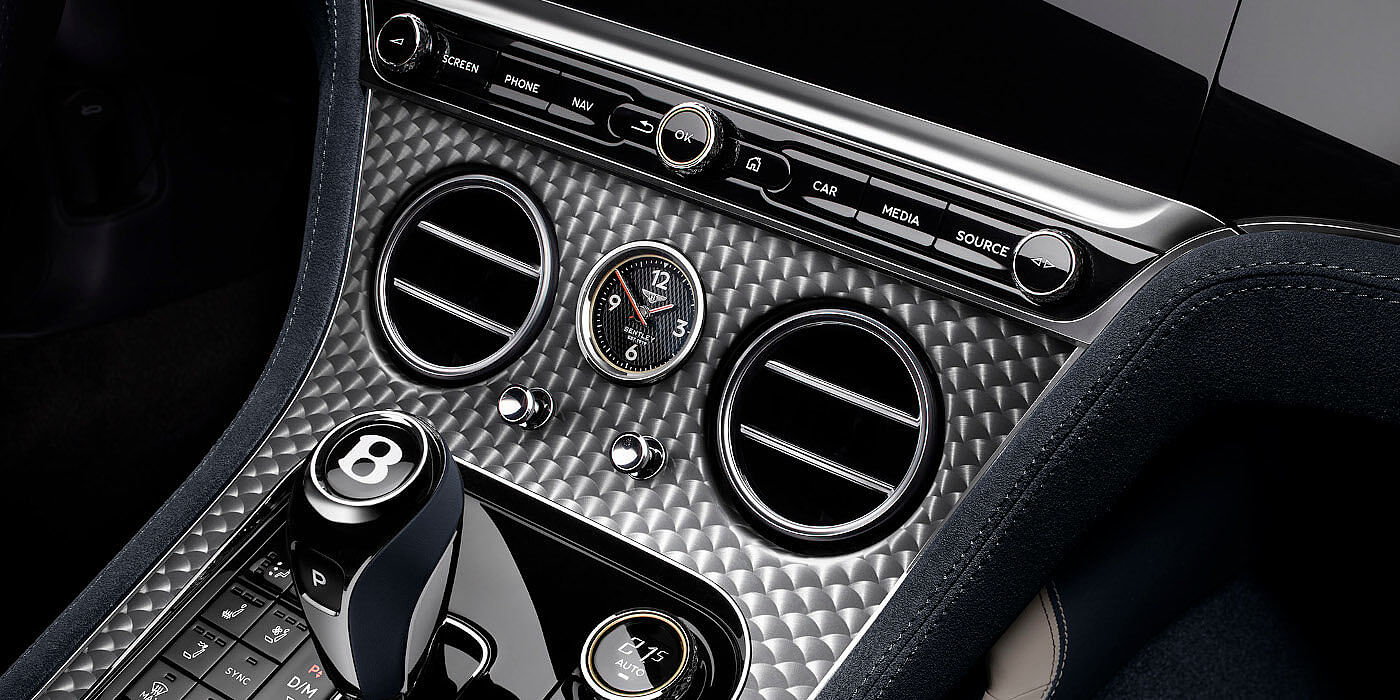 Jack Barclay Bentley Continental GTC Speed convertible front interior engine spin veneer detail
