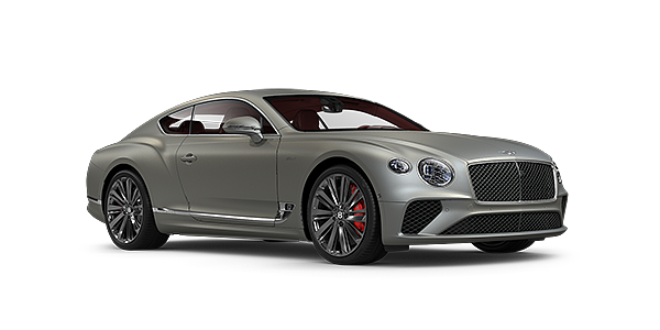 Jack Barclay Bentley GT Speed coupe in Extreme Silver paint front 34
