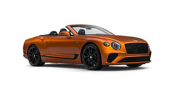 Jack Barclay Bentley Continental GTC convertible in Orange Flame paint front 34