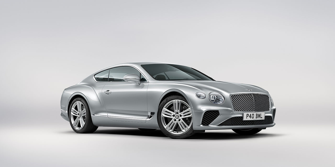 Jack Barclay Bentley Continental GT coupe in Moonbeam paint front 34