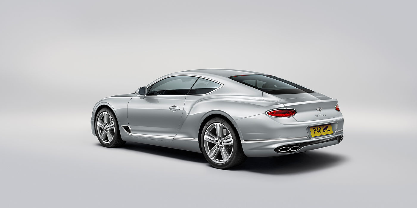 Jack Barclay Bentley Continental GT coupe in Moonbeam paint rear 34