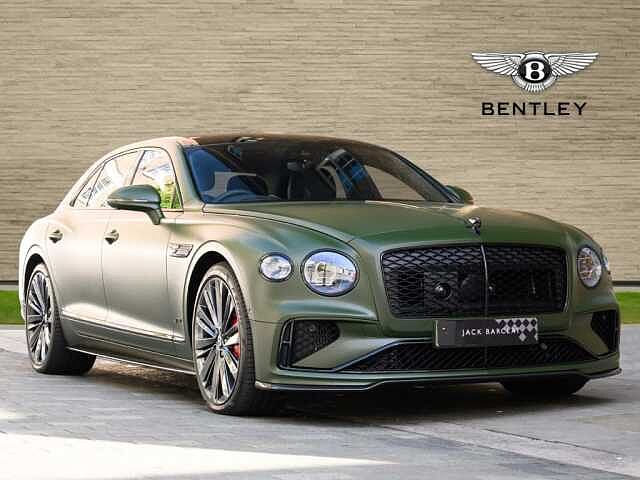 0:Bentley Flying Spur Speed First Edition V8 Hybrid, Saloon, British Racing Green IV Satin, Jack Barclay